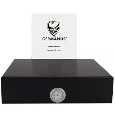 Image of GERMANUS Humidor Movella II for 30 Cigars Black