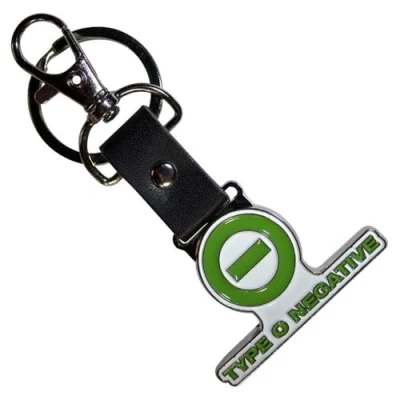 Image of Rock Off officially licensed products Type O Negative Emblem And Text Logo Keychain One Size