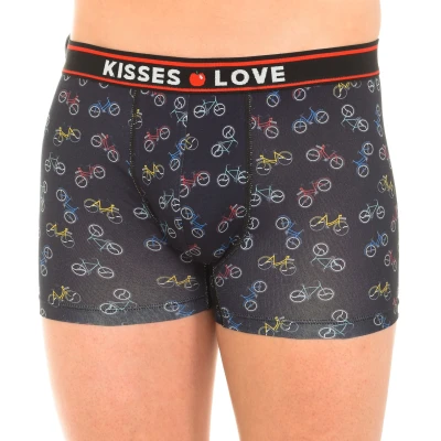 Image of Kisses&amp;Love Mens breathable fabric boxer Christmas Model KL10003 Multicolour Size Small