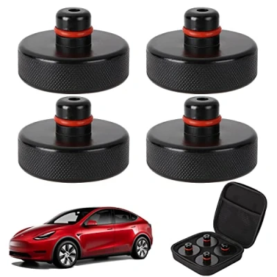 Image of Aigreat Jack Pad for Tesla Model 3/Y/S/X, Rubber Floor Jack, Lifting Adapter Tool, Stand Protects Battery &amp; Chassis，Accessories Vehicles