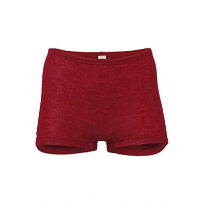 Image of ENGEL 70% Organic Merino Wool 30% Silk Women&#039;s Panties Boxers. Made in Germany. (UK 6/8 (EU 34/36), Mallow)