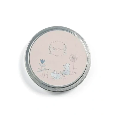 Image of Mamas &amp; Papas Baby Imprint Tin Keepsake Gift Forever Treasured Pink