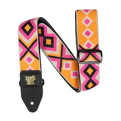 Image of Ernie Ball Jacquard Guitar/Bass Strap Electric Diamond