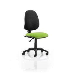 Image of Eclipse Plus I Lever Task Operator Chair Bespoke Colour Seat Myrrh Green