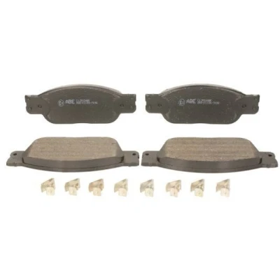 Image of XR812435, XR813324 Brake pad set ABE C1J002ABE Front Axle not prepared for wear indicator JAGUAR: S Type
