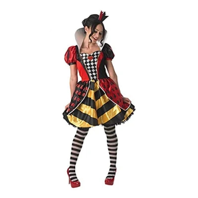 Image of Rubie&#039;s Official Disney Alice in Wonderland Red Queen Ladies Costume, Adult Fancy Dress Medium