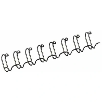 Image of Fellowes 6mm Black Wire Binding Element (100 Pack) 53218