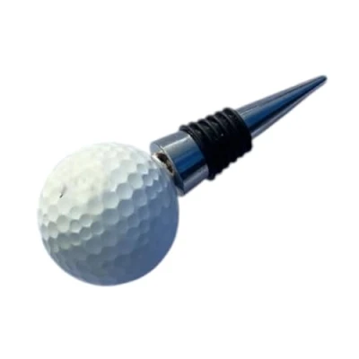 Image of Golf Ball Wine and Spirits Bottle Stopper