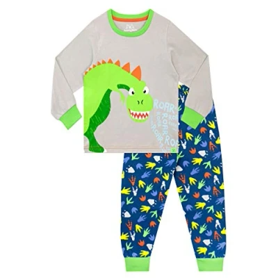 Image of Harry Bear Boys Pyjamas Dinosaur Multicoloured 5 6 Years