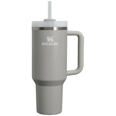 Image of STANLEY Quencher H2.0 FlowState Stainless Steel Vacuum Insulated Tumbler with Lid and Straw for Water, Iced Tea or Coffee, Smoothie More, Ash, 40oz