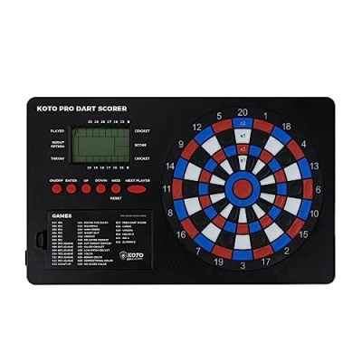 Image of KOTO Pro Dart Scoreboard, Games, Scoreboard Incl. 32 Score Indicator &amp; Mounting Material, For 8 Players, Battery Operated, Electronic Scorer board