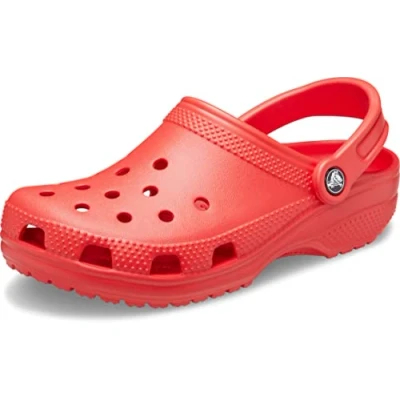 Image of Crocs Unisex Classic Clogs (Best Sellers) , Flame,4 UK Men/ 5 Women