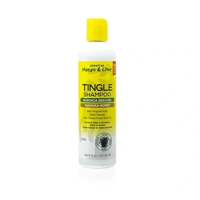 Image of Jamaican Mango &amp; Lime Tingle Shampoo 237ml Gently cleanse and nourish natural hair. Formula contains Tea Tree extracts that stimulate the scalp, relieve itching remove product build up