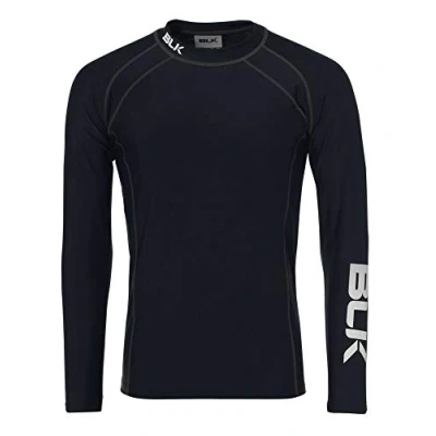 Image of Blk Teamsport Men&#039;s Base Layer Top, Men, 420360001, Black, 128