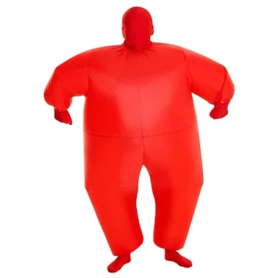 Image of Morph Red Megamorph Inflatable Costume Kids Halloween, Costume, Blow Up Kids, Fat Suit One Size