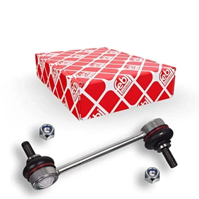 Image of 60630757 Anti roll bar link FEBI BILSTEIN 21204 Front Axle 145mm M10 x 1,25 BMTS Turbo NEW with nuts Steel ALFA ROMEO: 166