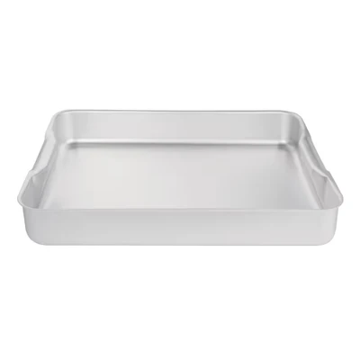 Image of Vogue Aluminium Roasting Pan 470 mm, Colour, Capacity: 10.97 Litre, Size: 70(H) x 470(W) 355(D)mm, Durabale Lightweight Dish, K425