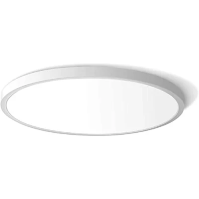 Image of 9 inch LED Flush Mount Ceiling Light Fixture, 5000K Daylight White 18W Flat Modern Lighting, 1800LM Lamp for Bathroom Porch, Kitchen, Bedroom, Living Room, Hallway