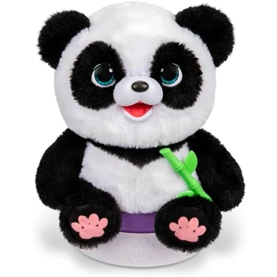 Image of Little Live Pets My Baby Panda ChuChuInteractive Pet with 50+ Sounds &amp; Reactions, Kicks Feet, Poops, Giggles More Includes Potty Repeat Play Fun Adorable Gift for Kids