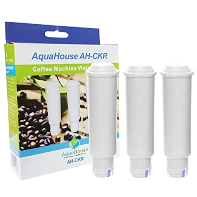 Image of 3X AquaHouse AH CKR Water Filter cartridges Compatible with Krups &amp; Melitta Pro Aqua Coffee Makers