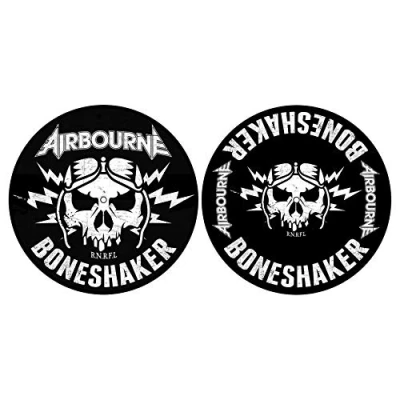 Image of Airbourne DJ SLIPMAT Felt Mat Boneshaker Set of 2