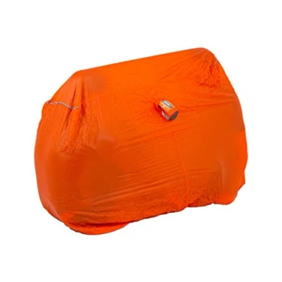 Image of Lifesystems Ultralight Two Person Compact Emergency Storm Survival Shelter for Hiking and Mountaineering, Orange, 140 x 90 45 cm