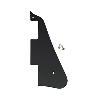 Image of Musiclily LP Guitar Pickguard for China Made Epiphone Les Paul Standard Modern Style Electric Guitar, 1Ply White