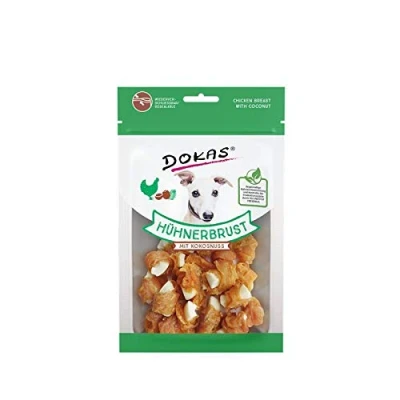Image of Dokas Dog Snack Chicken Breast with Coconut 9 x 60 g