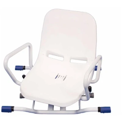 Image of Aidapt Rotating Swivelling Bath Bathing Seat Transfer Chair Aid, White