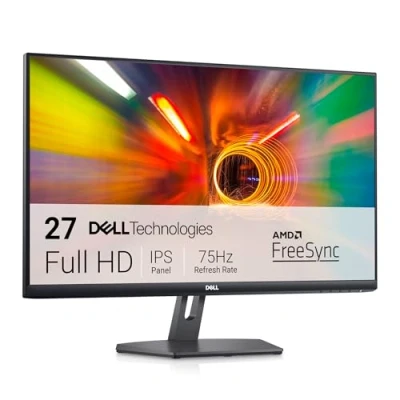 Image of Dell S2721NX 27 Inch Full HD (1920x1080) Monitor, 75Hz, IPS, 4ms, AMD FreeSync, Ultrathin Bezel, 2x HDMI, 3 Year Warranty, Black