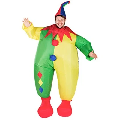 Image of Bodysocks® Inflatable Clown Costume (Adult)