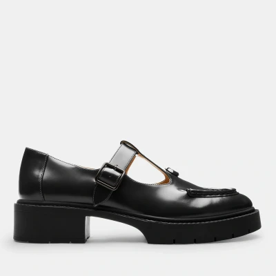 Image of Coach LIV MARY JANE Platform heels, Women&#039;s, Size: 7.5, Black Leather