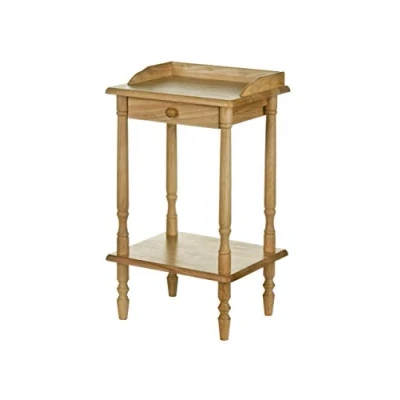 Image of Premier Housewares Console Table Narrow Tables For Hallway Slim Wall Mounted Telephone 61 cm x 37 29