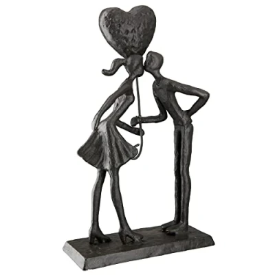 Image of Casablanca modernes Design Sculpture, Iron, Brown, Höhe 22,5 cm