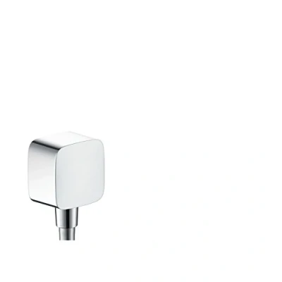 Image of AXOR ShowerSolutions Fixfit Hose Connection, softcube, chrome