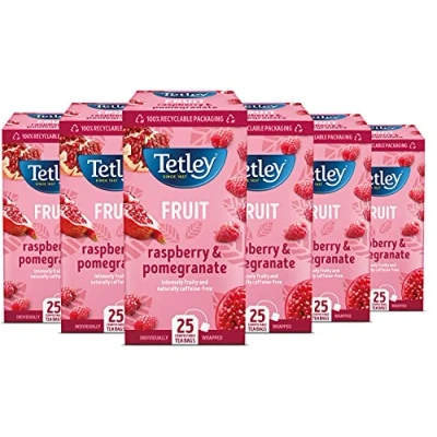 Image of Tetley Original Tea Bags Pack of 6 (480 Bags) The Perfect British Cuppa, Ideal for Everyday Enjoyment, Rainforest Alliance Certified