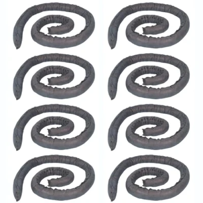 Image of Eco Universal Spill Absorbent Socks 70L Absorption Capacity For cleanup of Oil, Coolants, Mild Acids Conscious, 85% Recycled Indoor/Outdoor Use Made in the UK (8 Pack)