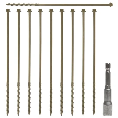 Image of Woodside Hex Head Timber Screws 50 PACK 250mm
