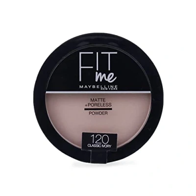 Image of Maybelline Fit Me Matte &amp; Poreless Pressed Powder 120 Classic Ivory