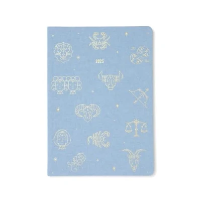 Image of Letts of London Zodiac A5 week to view 2025 diary sky