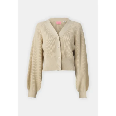 Image of JJXX Jxstina Twist Cardigan, Women&#039;s, Size: Small, Fog