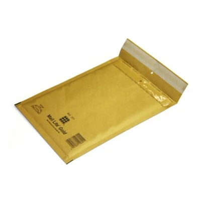 Image of Mail Lite MLG AirCap padded bubble wrap envelopes size H/5 gold (pack of 50)