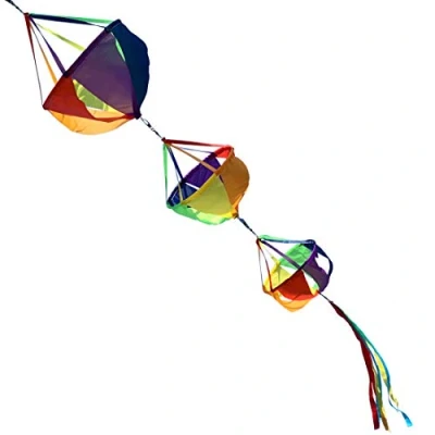 Image of 9KM DWLIFE 62&quot; Windsock Colorful Flag Spinner Wind Measurement For Garden Yard Outdoor Decoration