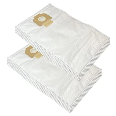 Image of PakTrade 10 Premium Microfiber Vacuum Cleaner dust Bags For Bosch GAS 15 L 20 AFC 1200 Professional Compatible with 2605411229 pieces closure tab