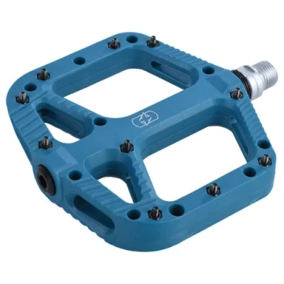 Image of Oxford Products Mountain Bike Pedals Loam 20 Nylon Flat Pedals. Chromoly 9/16&quot; axle. Sealed Bearings. Blue