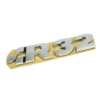 Image of Volkswagen Original VW Golf 4 (1J) R32 Lettering Emblem Tuning Sign Logo Chrome
