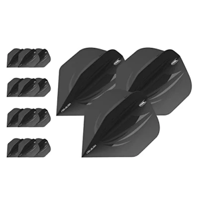 Image of Target Darts 5 x Sets of ID Pro. Ultra Black No.2 Dart Flights 15 in total