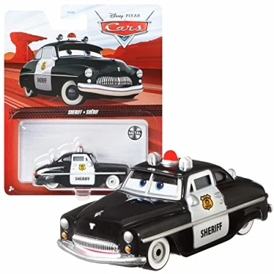 Image of Mattel Vehicles Racing Style Disney Cars Die Cast 1:55 Car, Type: Sheriff