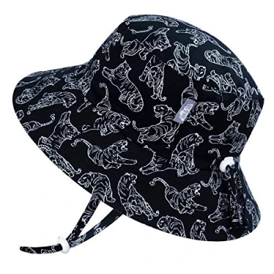 Image of JAN &amp; JUL UV Protection Bucket Hat Baby Boy, Foldable (S: 0 6 Months, Tiger)