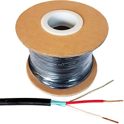 Image of Loops 50m 2 Core Shielded Screened Audio Cable PURE COPPER Microphone Lead Reel Perfect for XLR &amp; 6.35mm Connectors OFC Instrument/Mic Drop Install Studio Wire